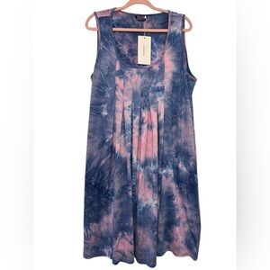 BloomChic Tie-Dye Sleeveless Dress